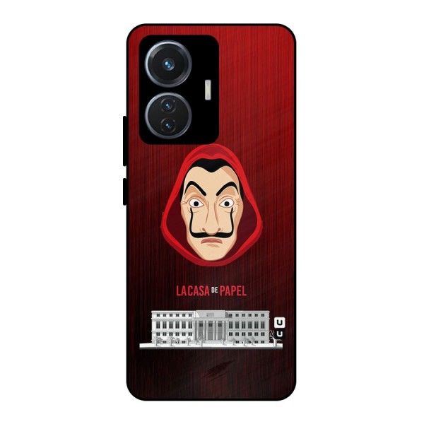 Lacasa Papel Minimalist Metal Back Case for iQOO Z6 44W