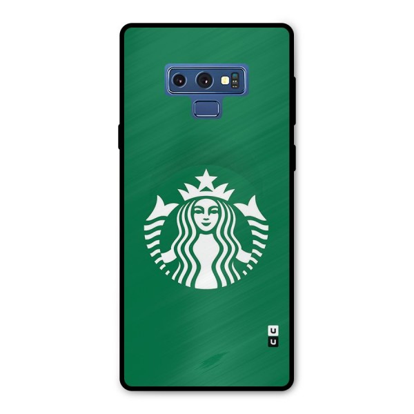 Lady StarBucks Metal Back Case for Galaxy Note 9