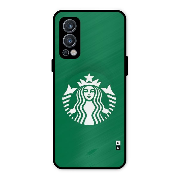 Lady StarBucks Metal Back Case for OnePlus Nord 2 5G