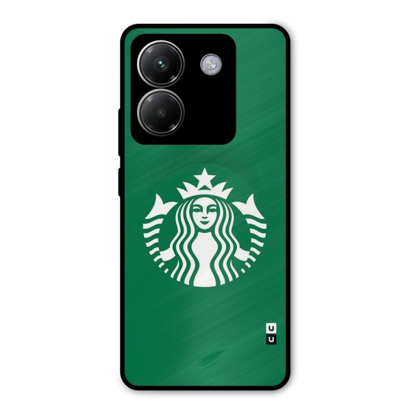 Lady StarBucks Metal Back Case for Poco M7 Pro 5G