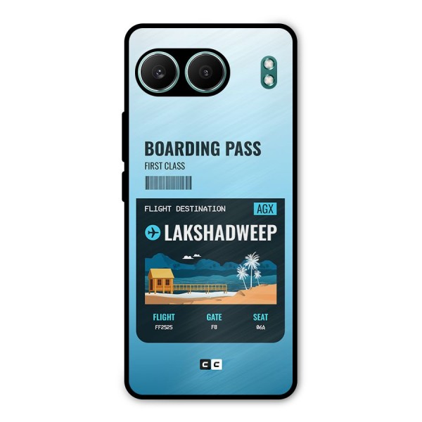 Lakshadweep Boarding Pass Metal Back Case for OnePlus Nord 4