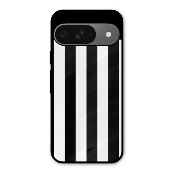 Lavish Black Stripes Metal Back Case for Google Pixel 9