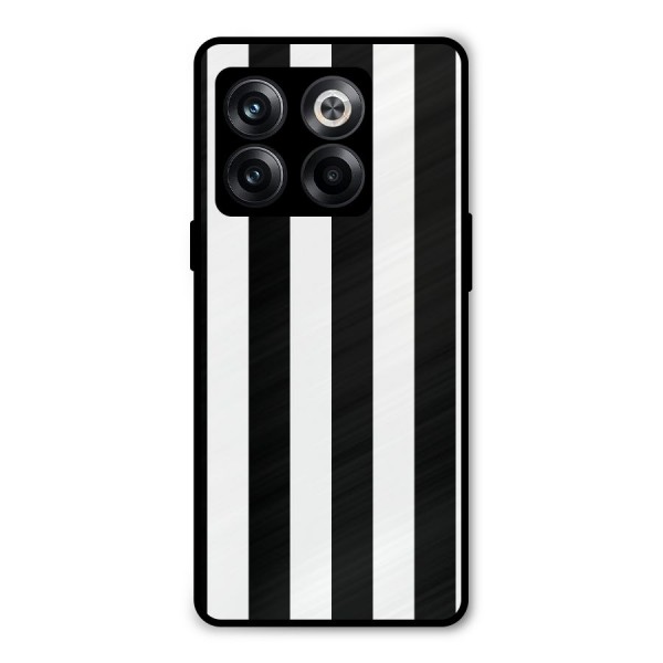 Lavish Black Stripes Metal Back Case for OnePlus 10T