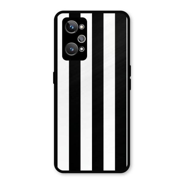 Lavish Black Stripes Metal Back Case for Realme GT Neo 3T