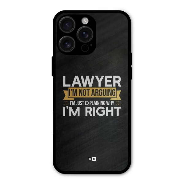 Lawyer Explains Metal Back Case for iPhone 16 Pro Max