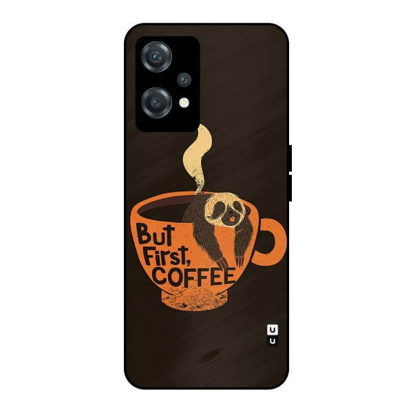 Lazy Coffee Metal Back Case for OnePlus Nord CE 2 Lite 5G