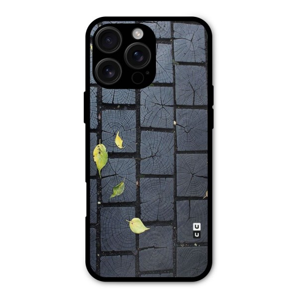 Leaf On Floor Metal Back Case for iPhone 16 Pro Max