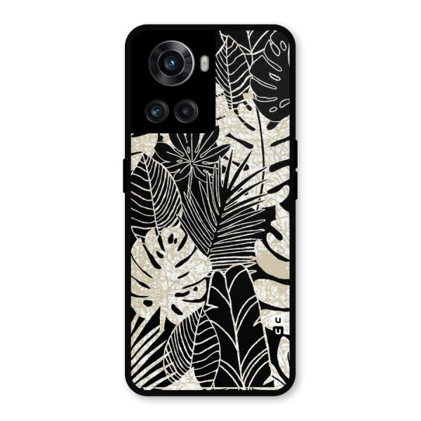 Leaf Pattern Metal Back Case for OnePlus 10R