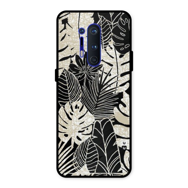 Leaf Pattern Metal Back Case for OnePlus 8 Pro