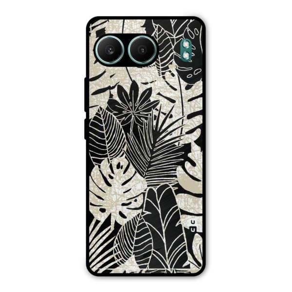 Leaf Pattern Metal Back Case for OnePlus Nord 4