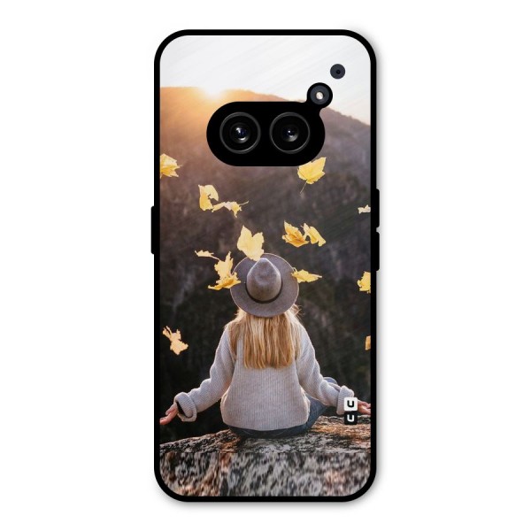 Leaf Rain Sunset Metal Back Case for Nothing Phone 2a Plus