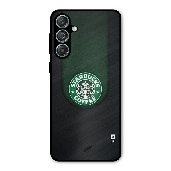 Leaf StarBucks Metal Back Case for Galaxy M55 5G