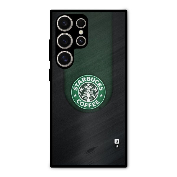Leaf StarBucks Metal Back Case for Galaxy S24 Ultra