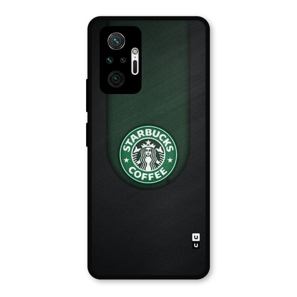 Leaf StarBucks Metal Back Case for Redmi Note 10 Pro