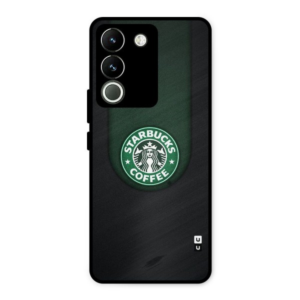Leaf StarBucks Metal Back Case for Vivo Y200