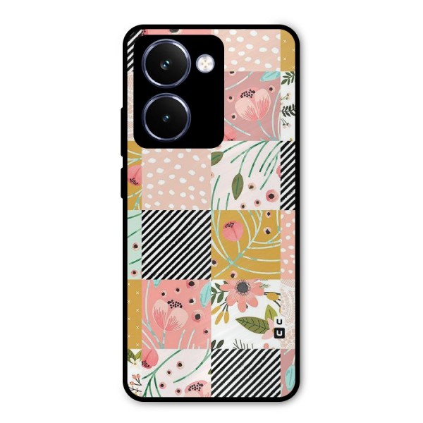 Leaf Stripe Polka Metal Back Case for Realme P3 Ultra