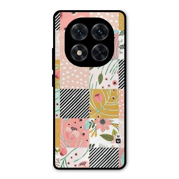 Leaf Stripe Polka Metal Back Case for Redmi Note 14 Pro 5G