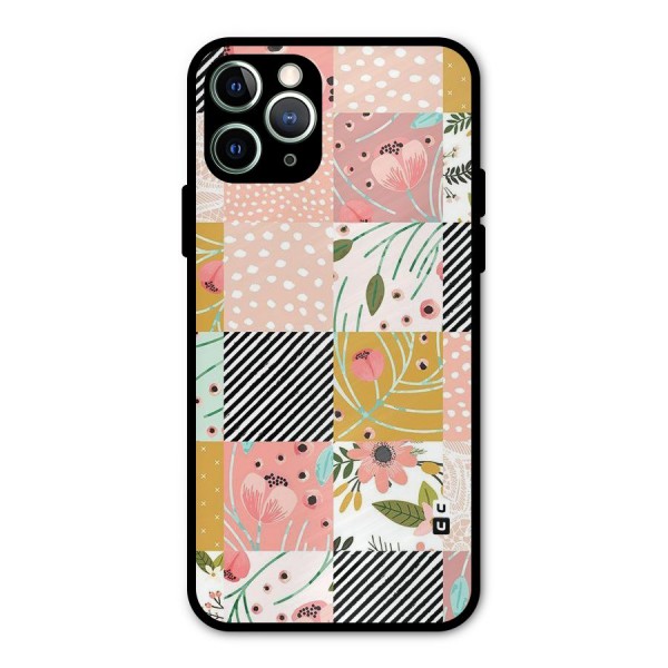 Leaf Stripe Polka Metal Back Case for iPhone 11 Pro Max
