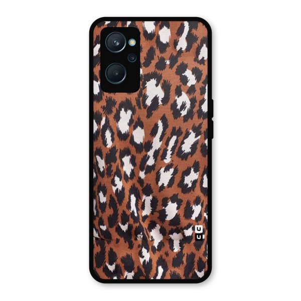 Leapord Design Metal Back Case for Realme 9i