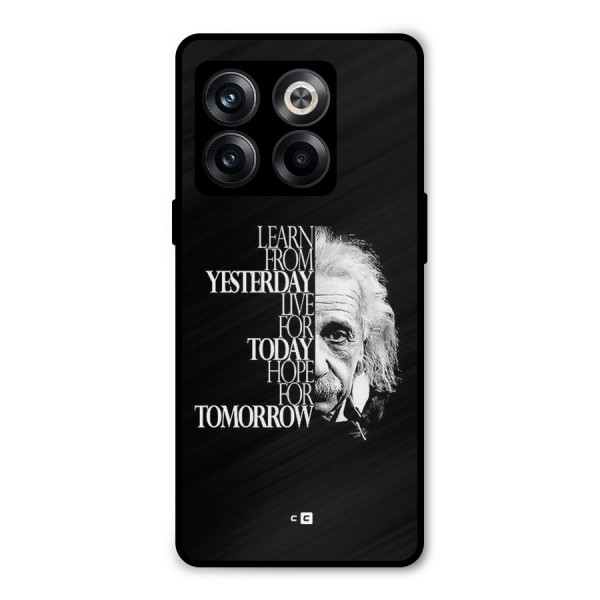 Learn From Yesterday Metal Back Case for OnePlus 10T