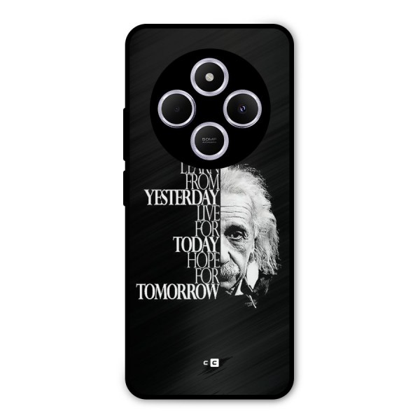 Learn From Yesterday Metal Back Case for Redmi A4