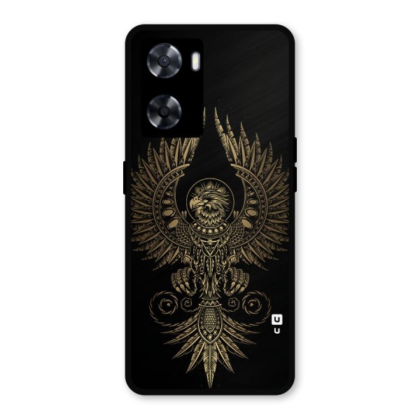 Legendary Phoenix Metal Back Case for Oppo A57 2022