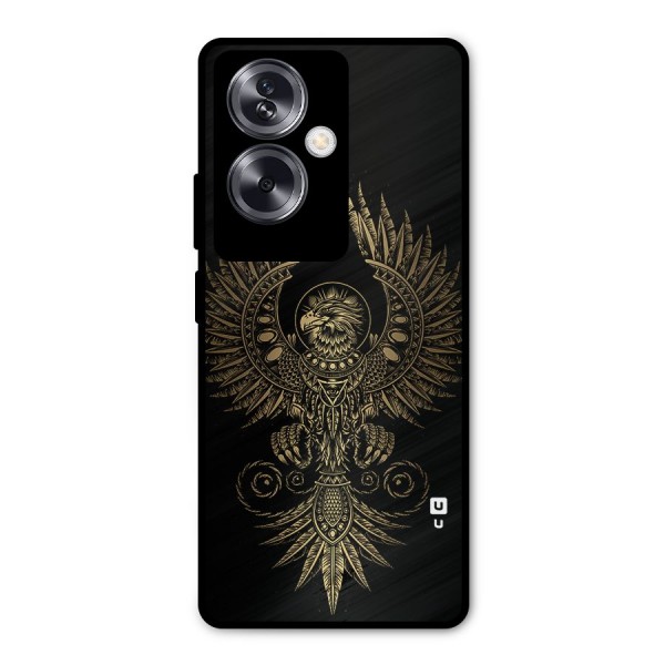 Legendary Phoenix Metal Back Case for Oppo A79 5G