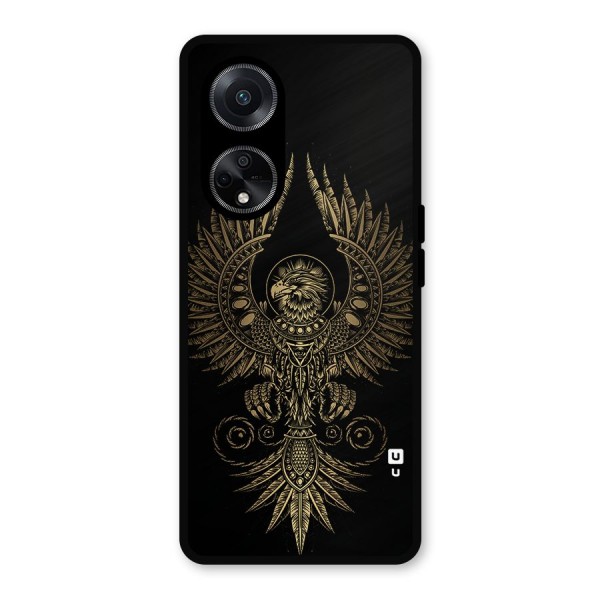 Legendary Phoenix Metal Back Case for Oppo F23