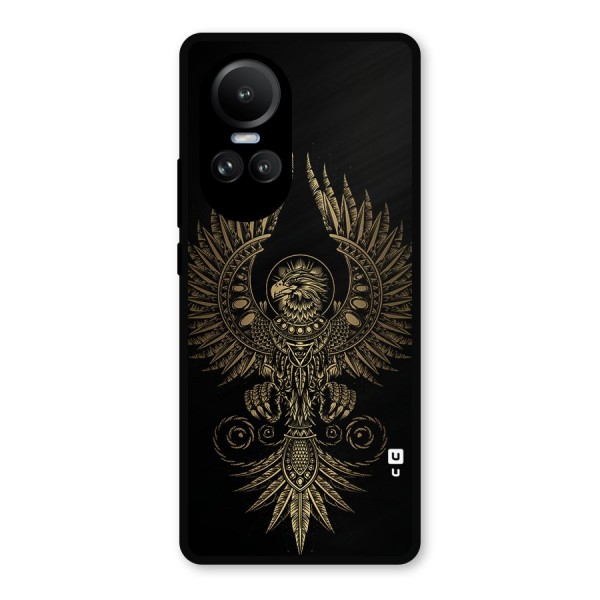 Legendary Phoenix Metal Back Case for Oppo Reno10 Pro