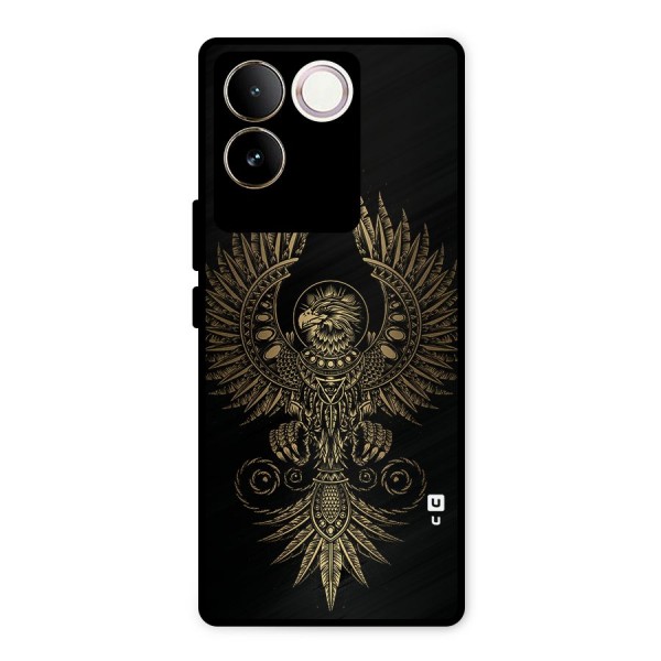 Legendary Phoenix Metal Back Case for Vivo T2 Pro