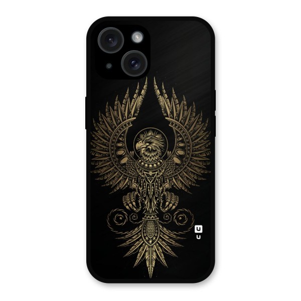 Legendary Phoenix Metal Back Case for iPhone 15