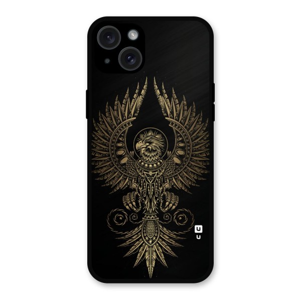 Legendary Phoenix Metal Back Case for iPhone 15 Plus