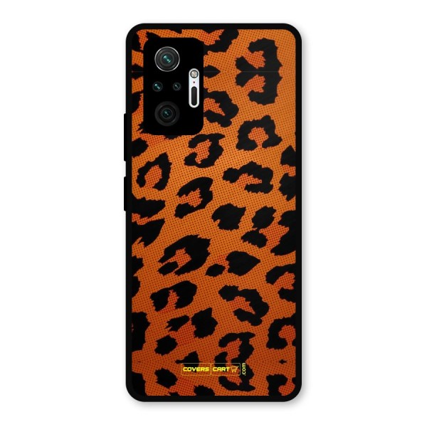 Leopard Metal Back Case for Redmi Note 10 Pro Max