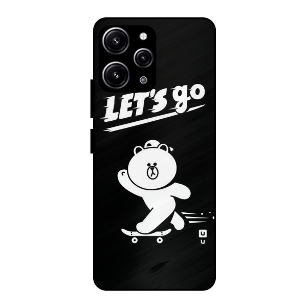 Lets Go Art Glass Back Case for Redmi 12 4G