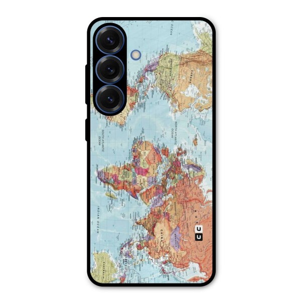 Lets Travel The World Metal Back Case for Galaxy S25