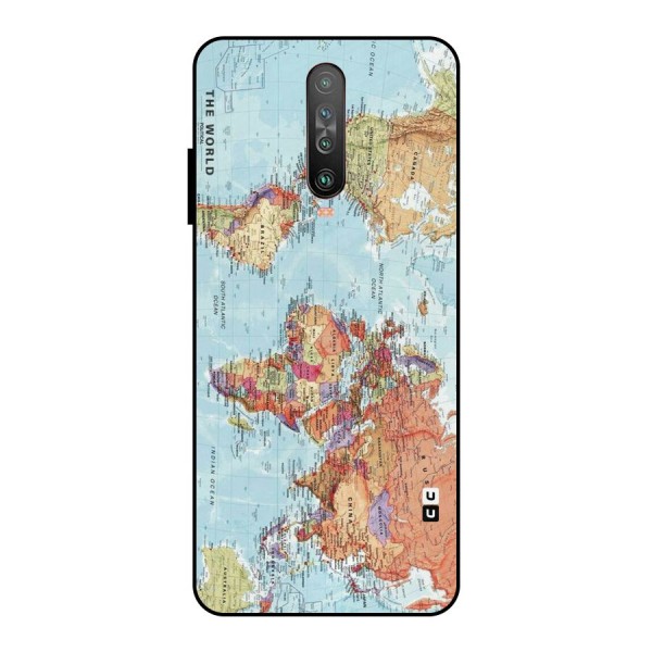 Lets Travel The World Metal Back Case for Poco X2