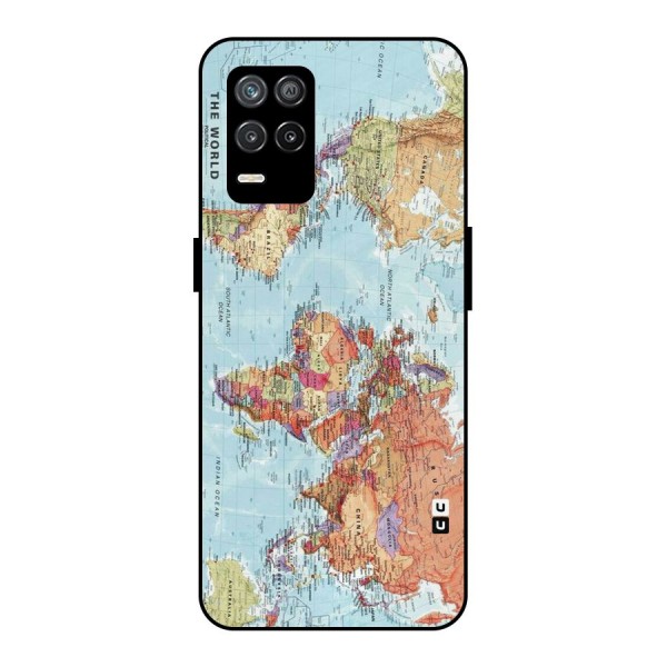 Lets Travel The World Metal Back Case for Realme 9 5G