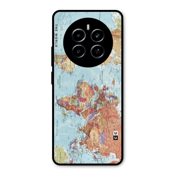 Lets Travel The World Metal Back Case for Realme P1