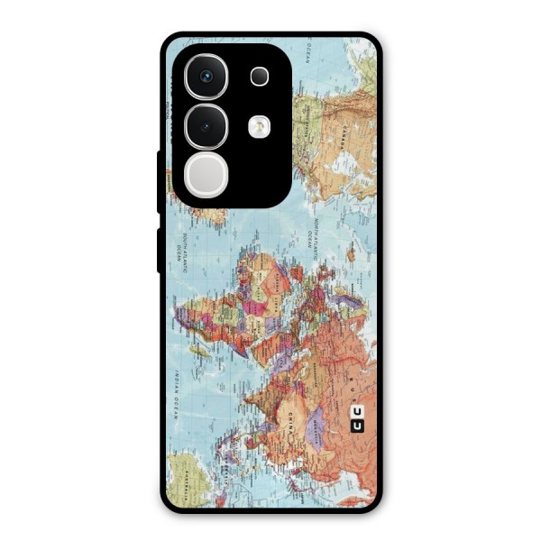 Lets Travel The World Metal Back Case for iQOO Z10x