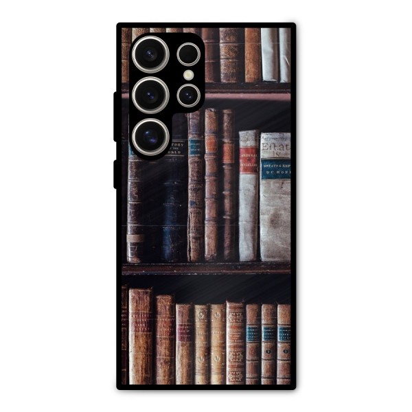 Library Love Metal Back Case for Galaxy S24 Ultra
