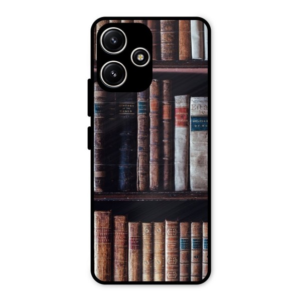 Library Love Metal Back Case for Redmi 12 5G