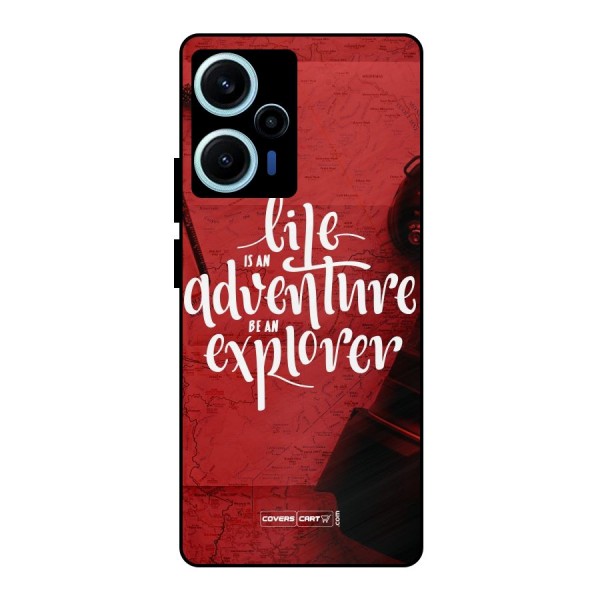 Life Adventure Explorer Metal Back Case for Poco F5