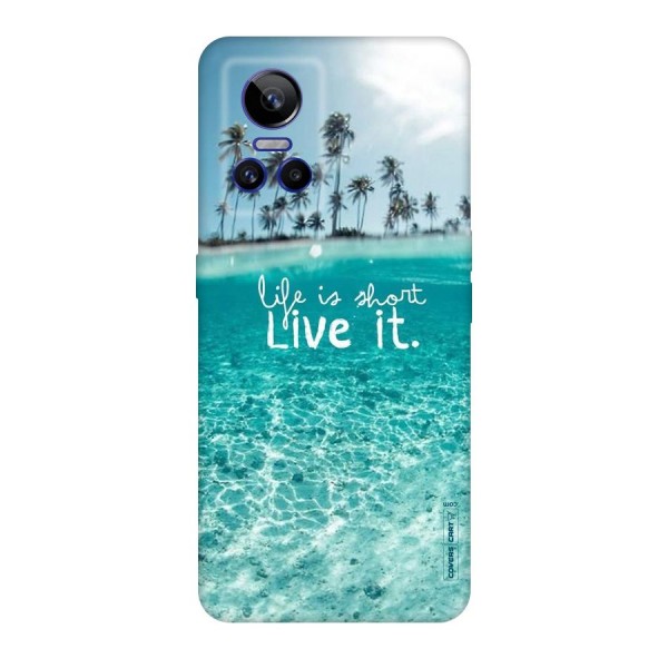 Life Is Short Original Polycarbonate Back Case for Realme GT Neo 3