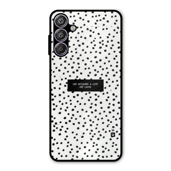 Life Loved Metal Back Case for Galaxy F15