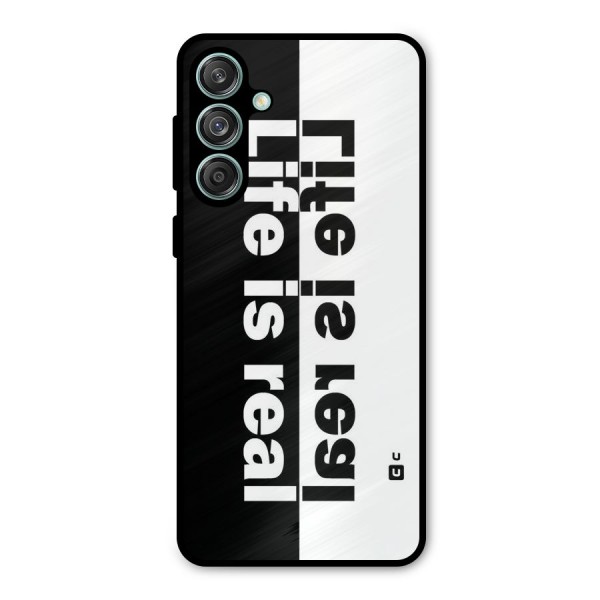 Life Reality Metal Back Case for Galaxy M55 5G