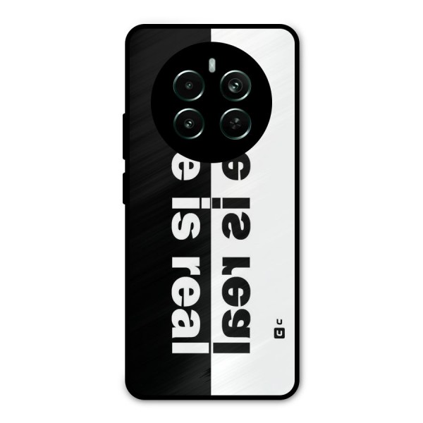 Life Reality Metal Back Case for Realme 12 Pro Plus