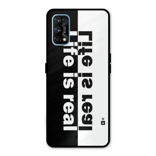 Life Reality Metal Back Case for Realme 7 Pro