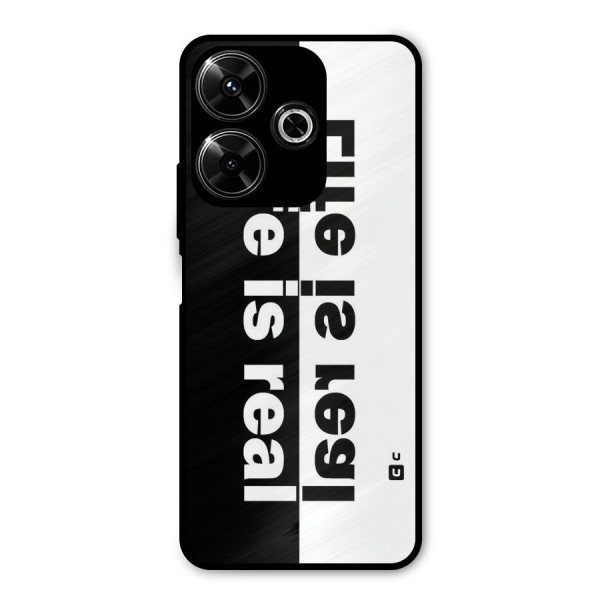 Life Reality Metal Back Case for Redmi 13 5G