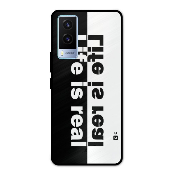 Life Reality Metal Back Case for Vivo V21e 5G
