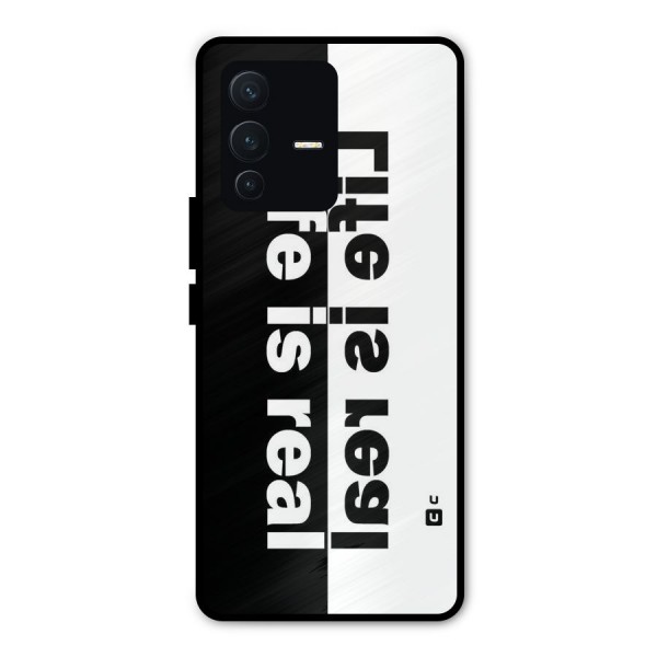 Life Reality Metal Back Case for Vivo V23 Pro
